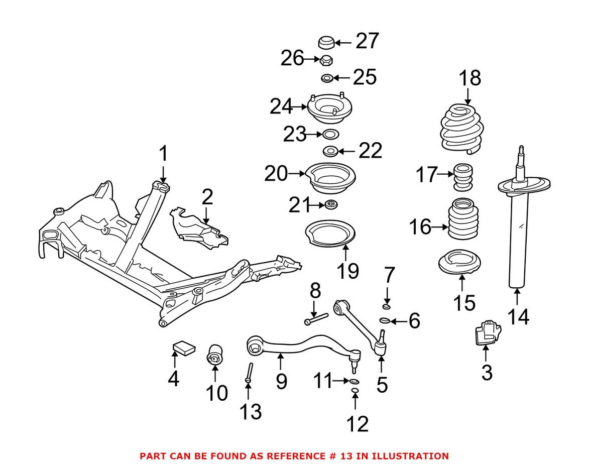 BMW Hex Bolt (M12x1.5) 31106769441